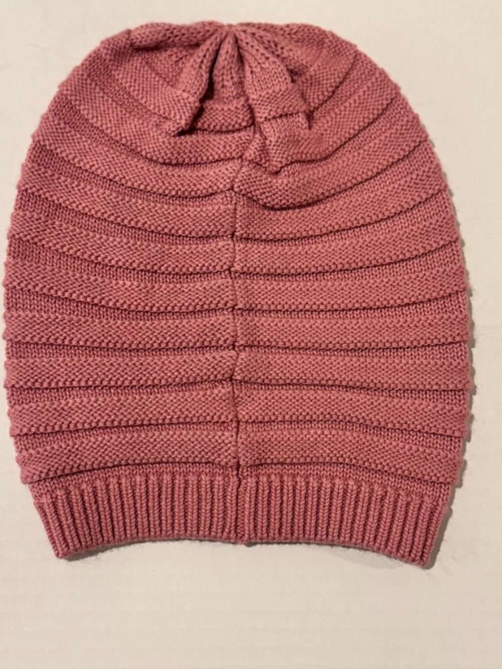 Portolano Knitted Pink Wool Winter Beanie - Perfect Condition - Picture 2 of 5